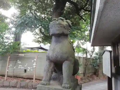 戸越八幡神社の狛犬