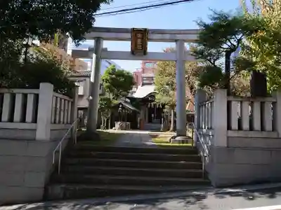 湯島御霊社の鳥居