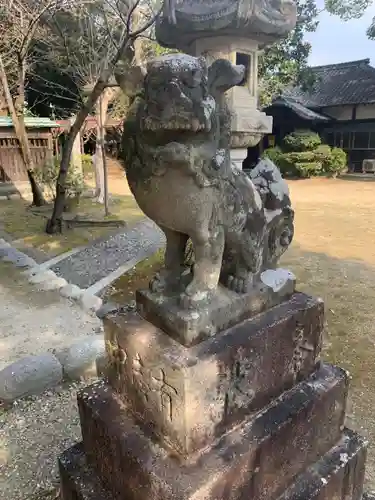藤島神社の狛犬