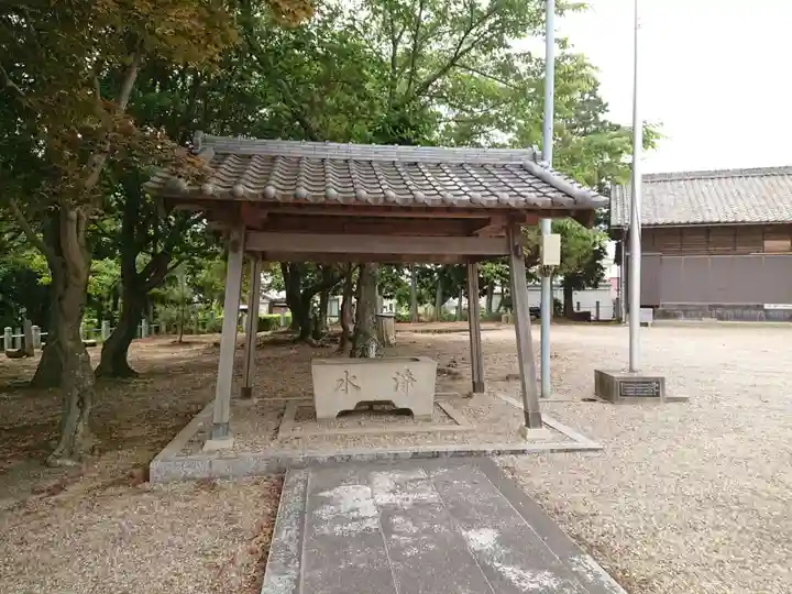 神明社(羽塚町)の手水舎
