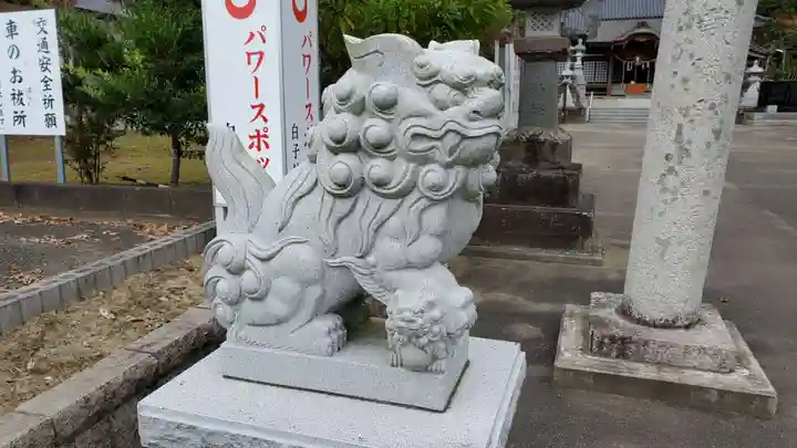 白子神社の狛犬