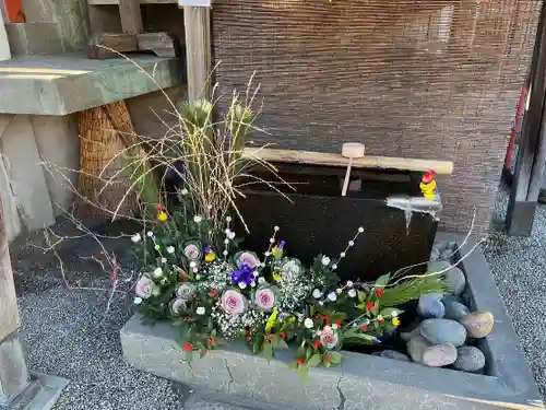 上尾御嶽神社の手水