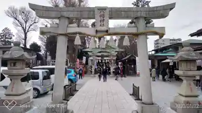 川越八幡宮の鳥居