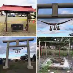 追分八幡神社の鳥居