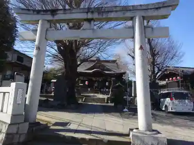 滝野川八幡神社の鳥居