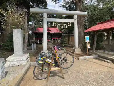 小林鳥見神社の鳥居