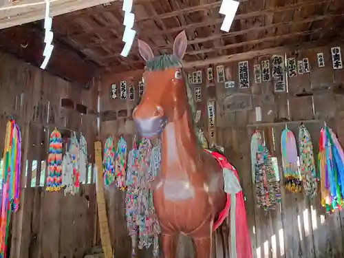 穂高神社本宮の狛犬