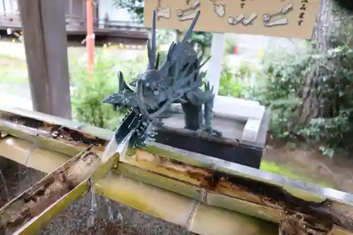 鷺宮八幡神社の手水