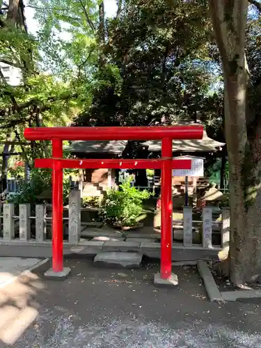 笠䅣稲荷神社の鳥居