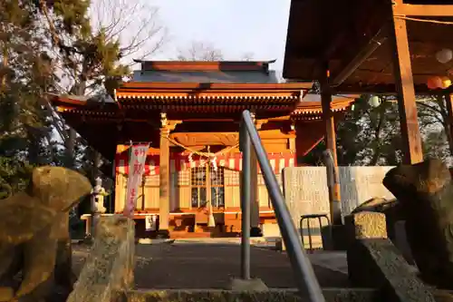 阿久津「田村神社」（郡山市阿久津町）旧社名：伊豆箱根三嶋三社の本殿・本堂
