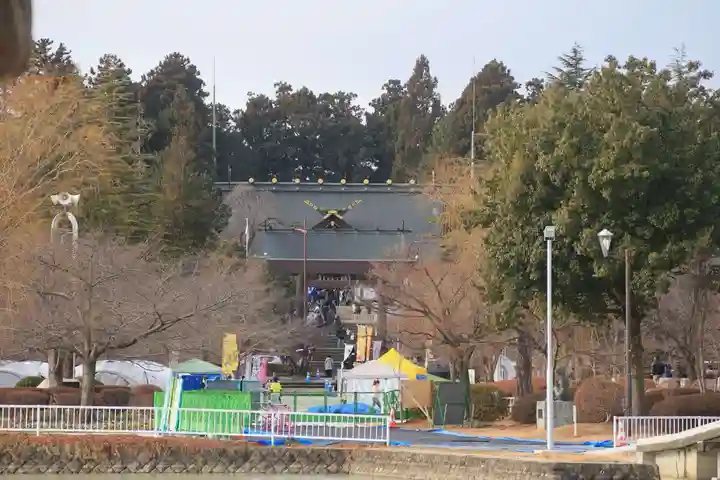 開成山大神宮の景色