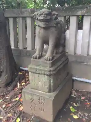 櫻田神社の狛犬
