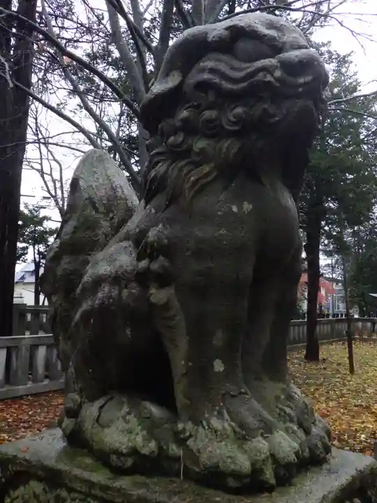 妹背牛神社の狛犬