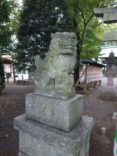 入間野神社の狛犬