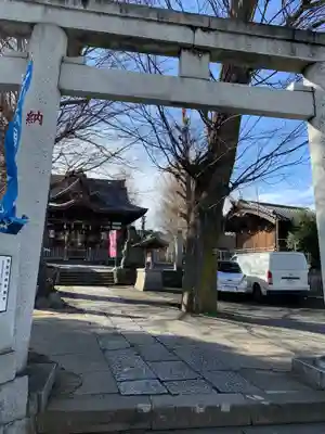 滝野川八幡神社の鳥居