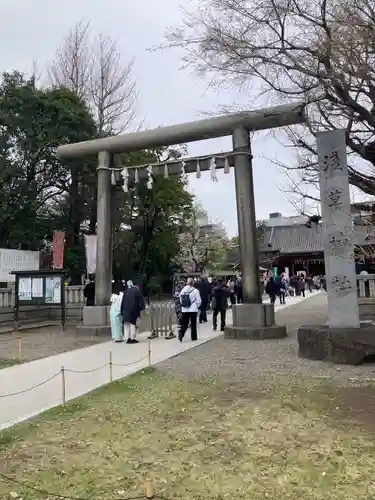 浅草神社の鳥居