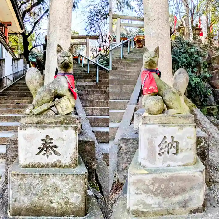 王子稲荷神社の狛犬