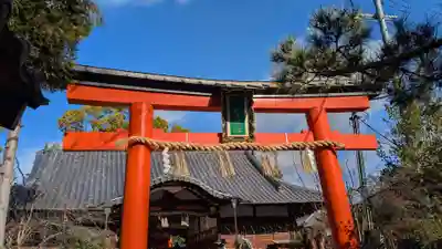 許波多神社（五ケ庄鎮座）の鳥居