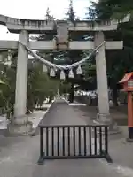 草加神社の鳥居