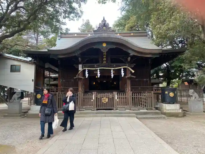 川口神社の{uncategorized: "未分類", other: "その他", undefined: "問題あり", building: "その他建物", grave: "お墓", sacred_gate: "鳥居", guardian: "狛犬", statue: "像", buddha: "仏像", history: "歴史", nature: "自然", garden: "庭園", animal: "動物", pagoda: "塔", temizu: "手水舎", mountain_gate: "山門・神門", sanctuary: "本殿・本堂", subordinate: "末社・摂社", art: "芸術", scenery: "景色", jizo: "地蔵", ema: "絵馬", goshuin: "御朱印", omikuji: "おみくじ", items: "授与品その他", amulet: "お守り", goshuincho: "御朱印帳", eats: "食事", festival: "お祭り", votive_dance: "神楽", shichigosan: "七五三参", wedding: "結婚式", experience: "体験その他", initially: "初詣", around: "周辺", anti_infection: "感染症対策"}
