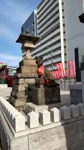 東京羽田 穴守稲荷神社の狛犬