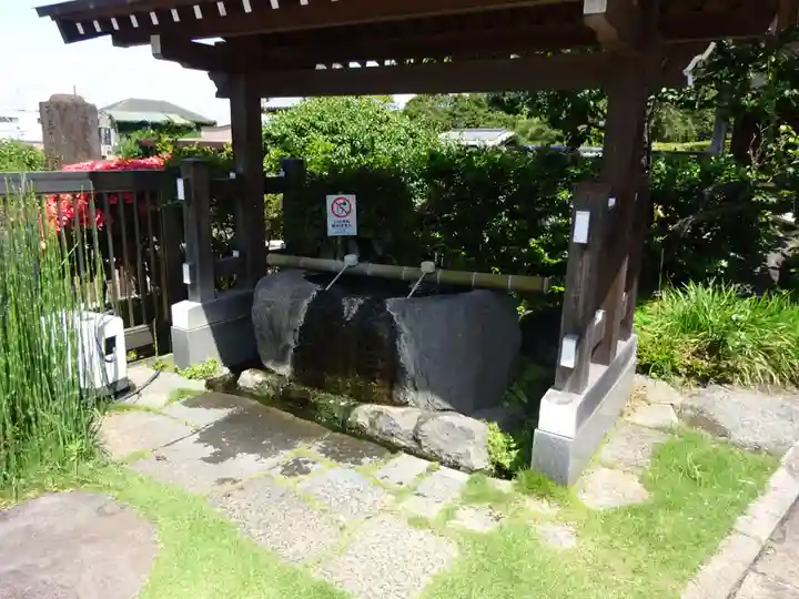 妙蓮寺の手水舎