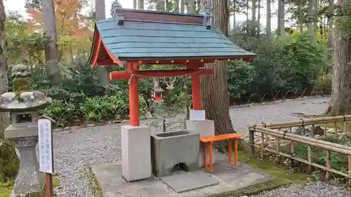 國吉神社の手水舎