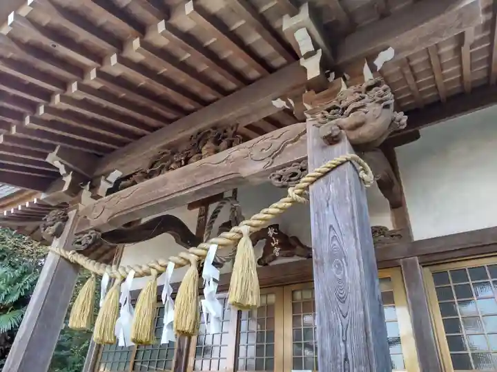 杉山神社の本殿・本堂