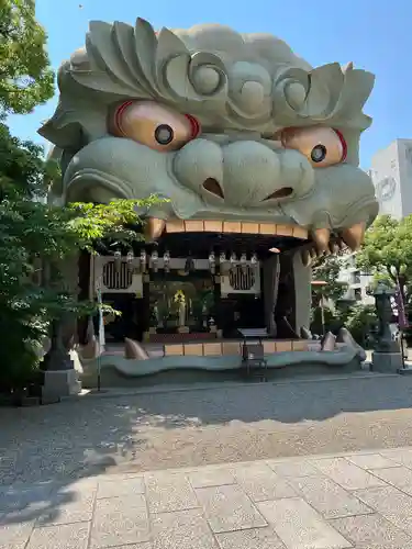 難波八阪神社の狛犬