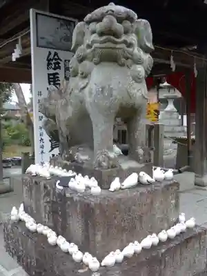 三宅八幡宮の狛犬