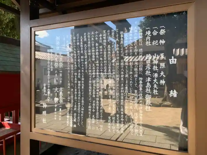 神明社(金屋)の歴史