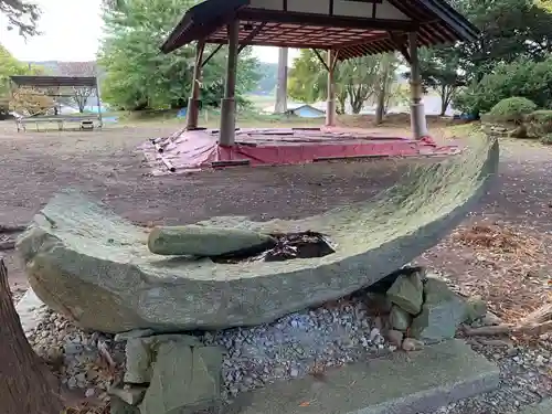 巻堀神社の手水