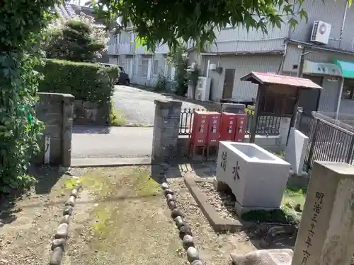 西清洲水天社の手水舎