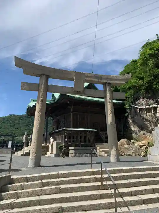 和布刈神社の鳥居