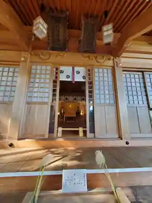 阿久津「田村神社」(郡山市阿久津町)旧社名:伊豆箱根三嶋三社の本殿・本堂