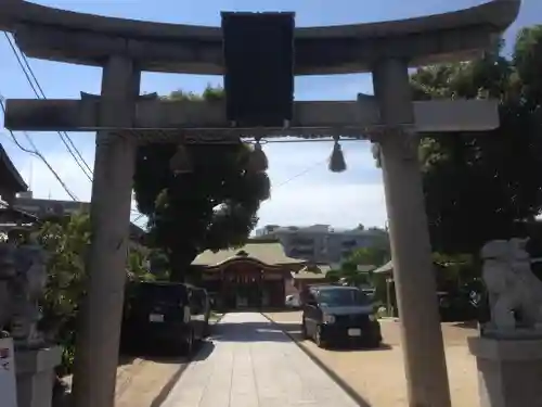 加賀屋天満宮の鳥居