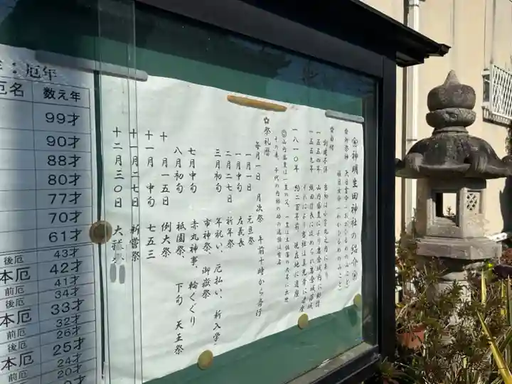 神明生田神社(愛知県)