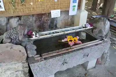 星置神社の手水舎