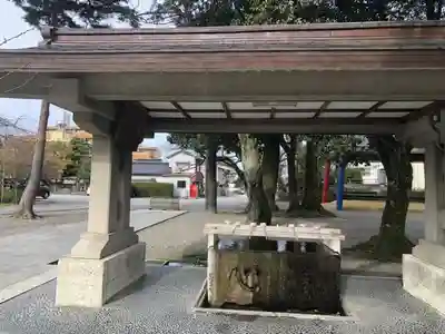富山縣護國神社の手水舎