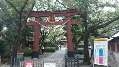 蒲田八幡神社の鳥居
