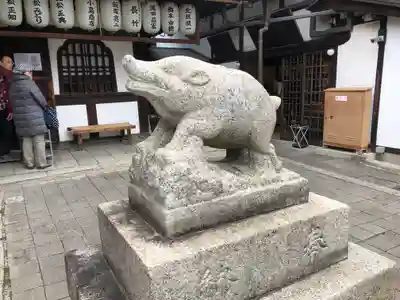 摩利支天堂 禅居庵の狛犬