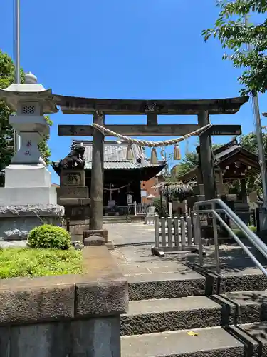 嶺白山神社の鳥居