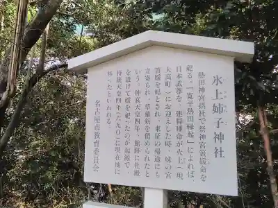 氷上姉子神社(熱田神宮摂社)の歴史