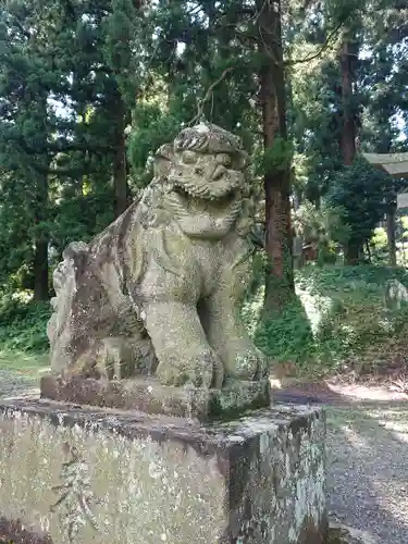 大宮温泉神社の狛犬