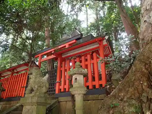 夜支布山口神社の末社