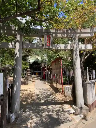 諏訪神社の鳥居