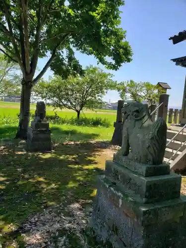 小勢護国神社の狛犬