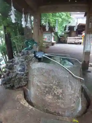 新倉富士浅間神社の手水舎