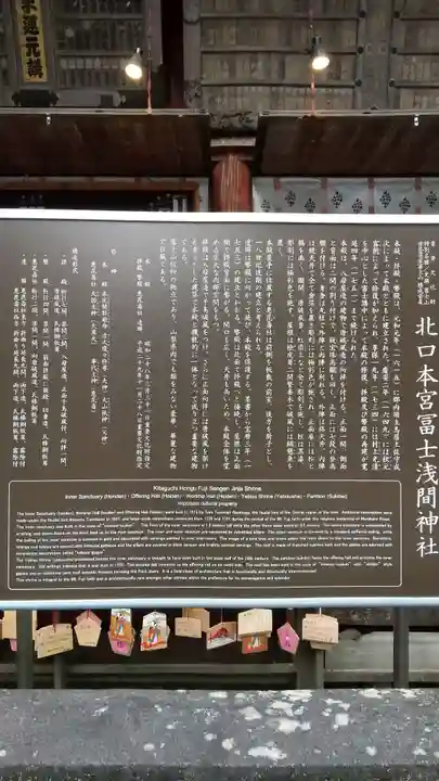 北口本宮冨士浅間神社の歴史