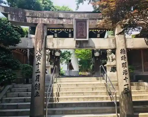 櫛田神社の鳥居